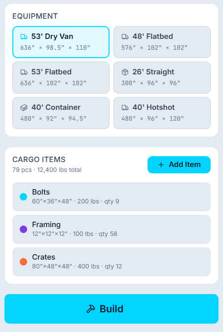 truckload.io (Web) screenshot