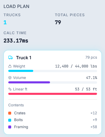 truckload.io (Web) screenshot